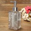 Square Resin Sparkling Soap Dispenser