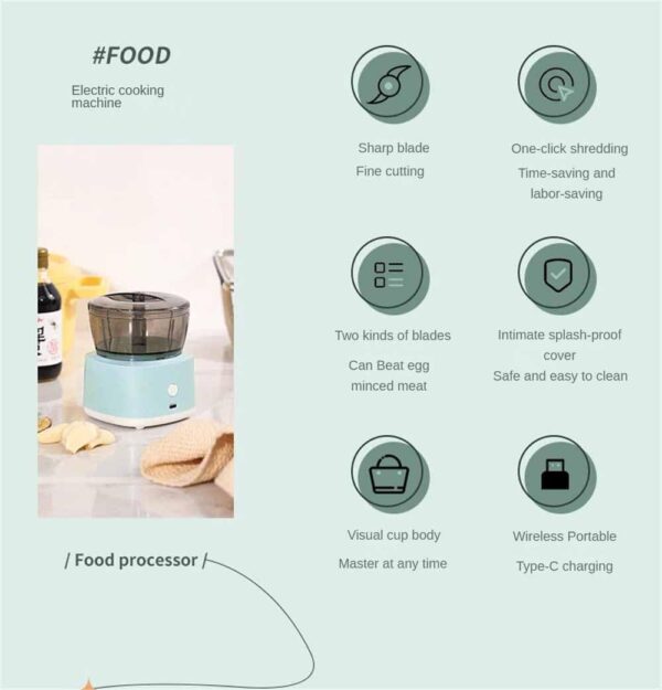 Mini Food Processor M-703