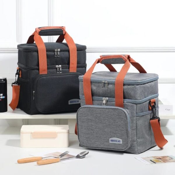 Brivilas Branded 2-Layer Insulated Food Bag