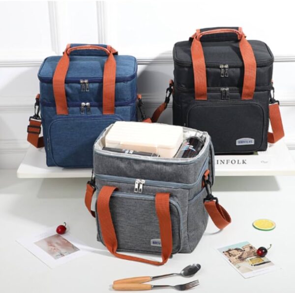 Brivilas Branded 2-Layer Insulated Food Bag