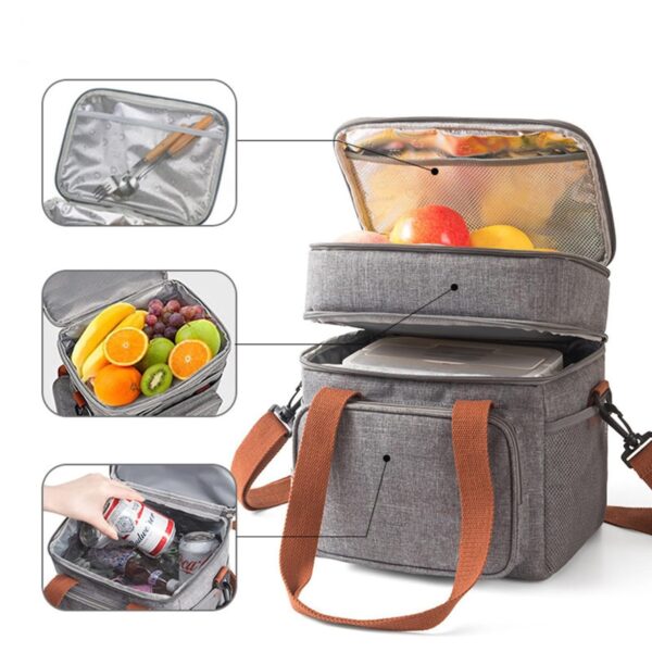 Brivilas Branded 2-Layer Insulated Food Bag