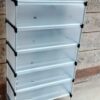 Six-Shelf Stainless Steel Shoe Rack