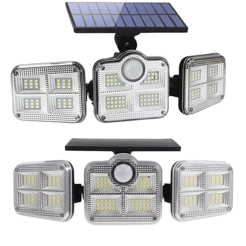 3 Head Solar Sensor Lamps