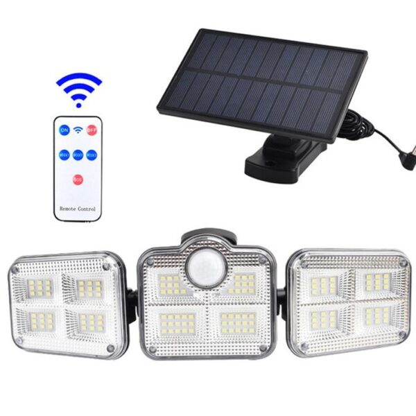 3 Head Solar Sensor Lamps