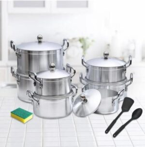 Tornado Aluminium cooking pot set